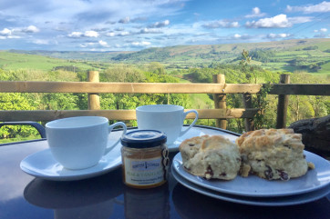 Enjoy a relaxing afternoon tea in a scenic, tranquil setting