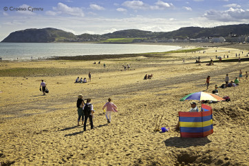 One of two beaches in Llandudno (4.5 miles)