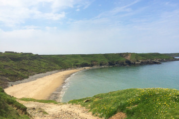 Traeth Towyn Beach near Tudweiliog - one of many secluded beaches nearby