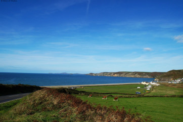 Newgale at high tide