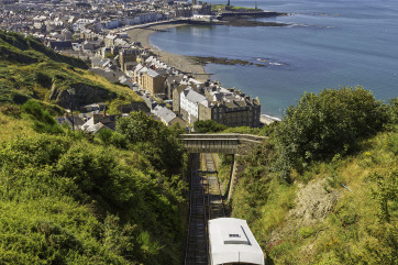 Cliff Railway, the longest cliff railway in Britain