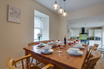 Large dining table ideal for entertaining