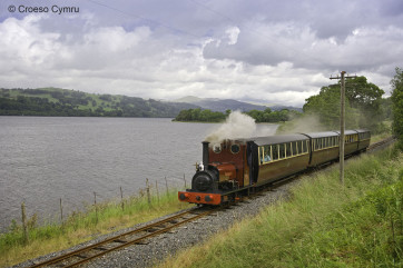 Bala Lake Railway - a steam train ride through the Snowdonia landscape
