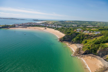 Aerial view of Tenby