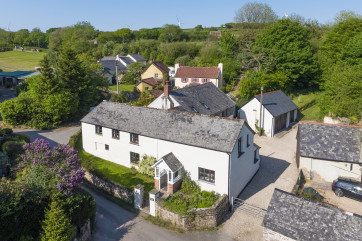 Aerial view of Stepps Farm
