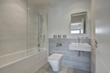 The ensuite bathroom for the master bedroom