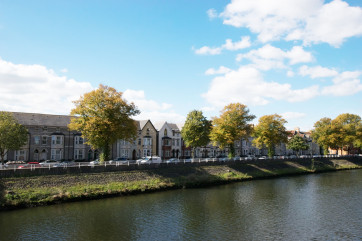 Located directly across the river from the Principality Stadium, 