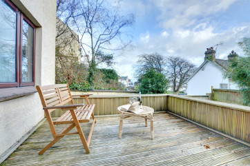 Ground floor patio area at this Saundersfoot cottage