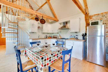 Kitchen area in the open plan living space