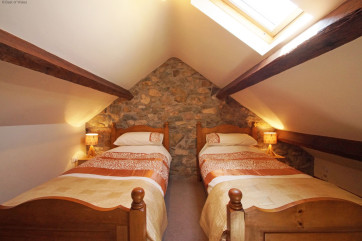 Bedroom 3 - Traditional 'crogloft' with twin beds - accessed via the snug room