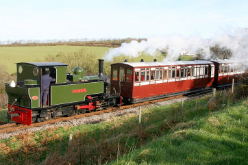 A 10 mile drive to Woody Bay station is a must for train enthusiasts 