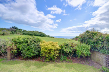 The property has stunning views towards the sea.