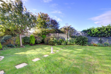 Garden is large and well presented.