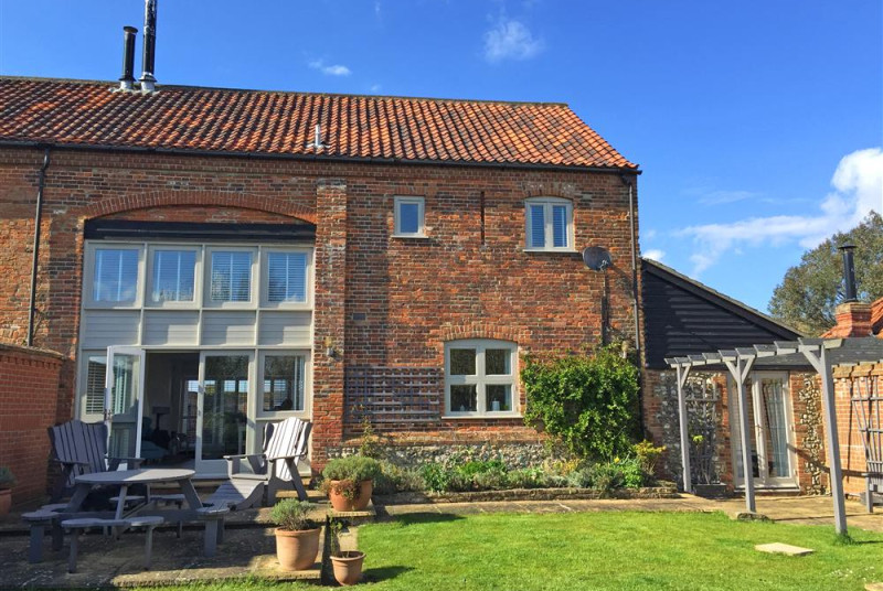 Exterior image of this attractive barn conversion