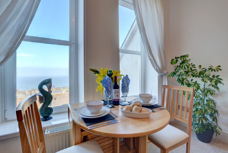 You can see Ilfracombe harbour from the comfort of your apartment 