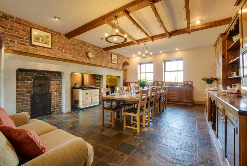 A stunning, traditional Welsh kitchen - the heart of the home