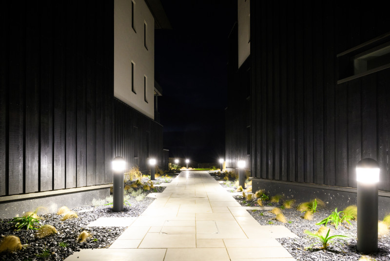 Nightime Path to the Beach