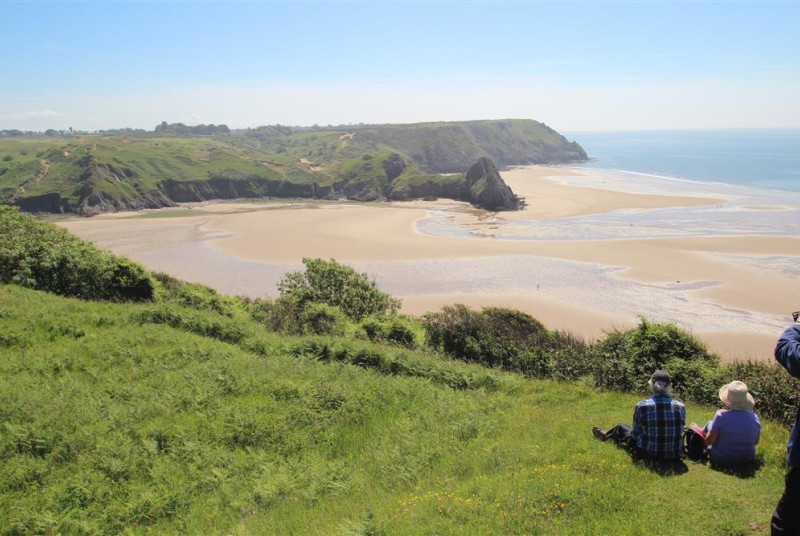 Three cliffs on Gower