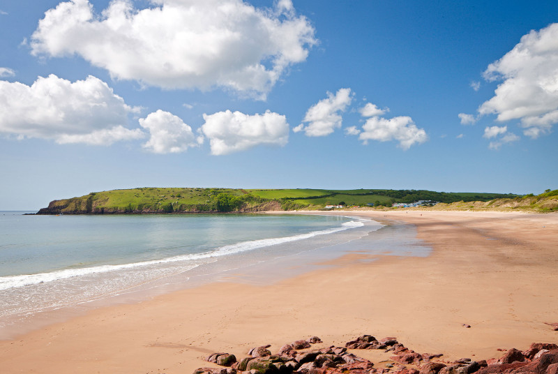 Great beaches of Pembrokeshire nearby