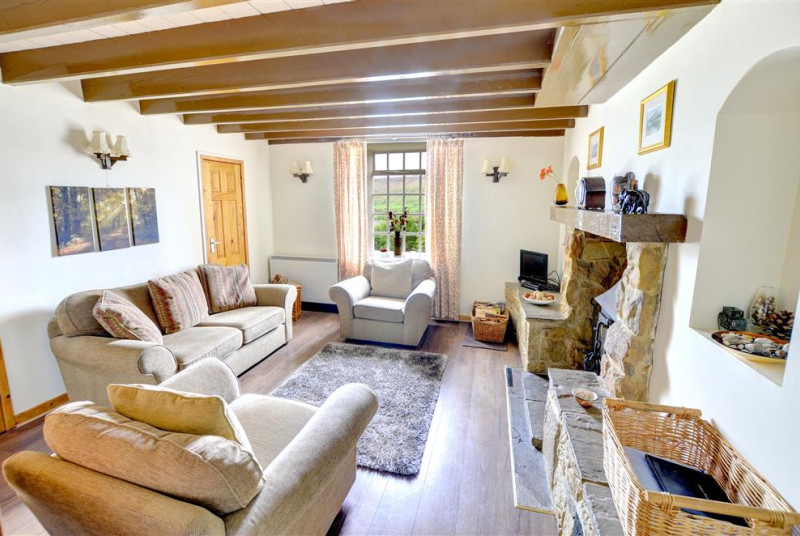 The characterful Lounge creates a traditional cottage atmosphere.