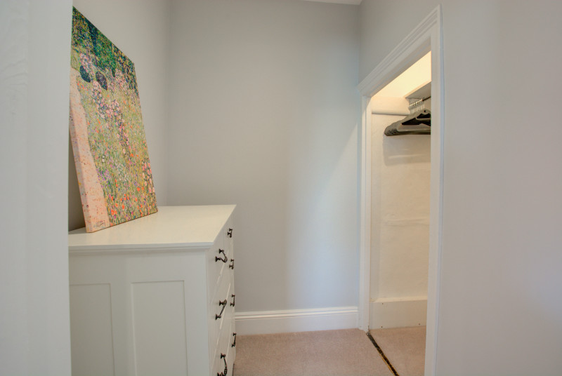 Dressing area in first bedroom