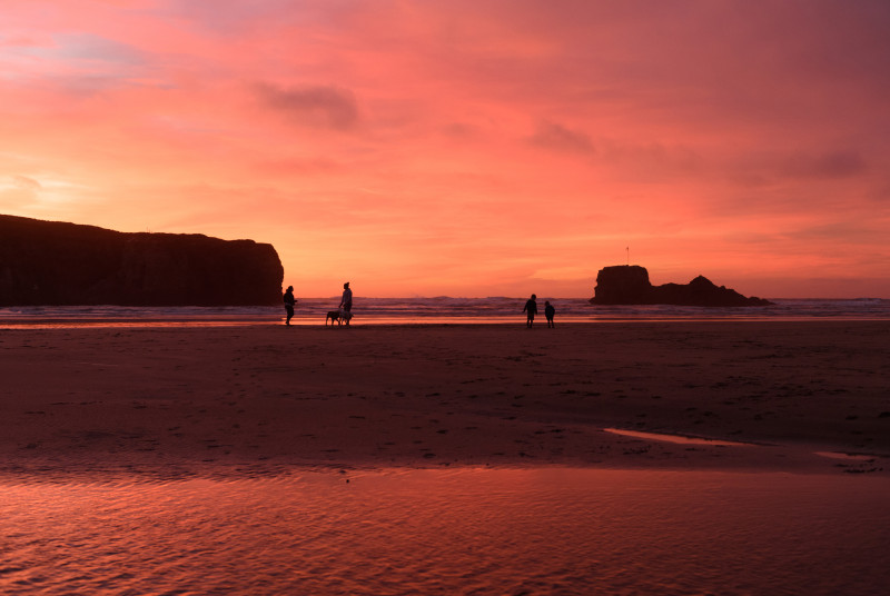 Perranporth Beach Sunset