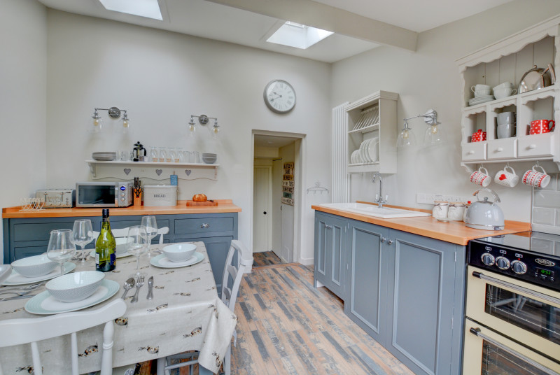 Light and well set out Kitchen