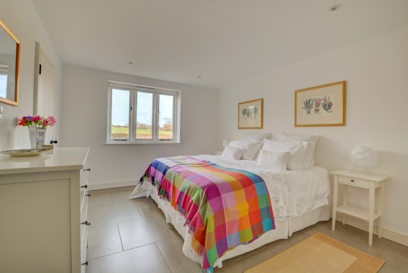 This bedroom is on the ground floor.