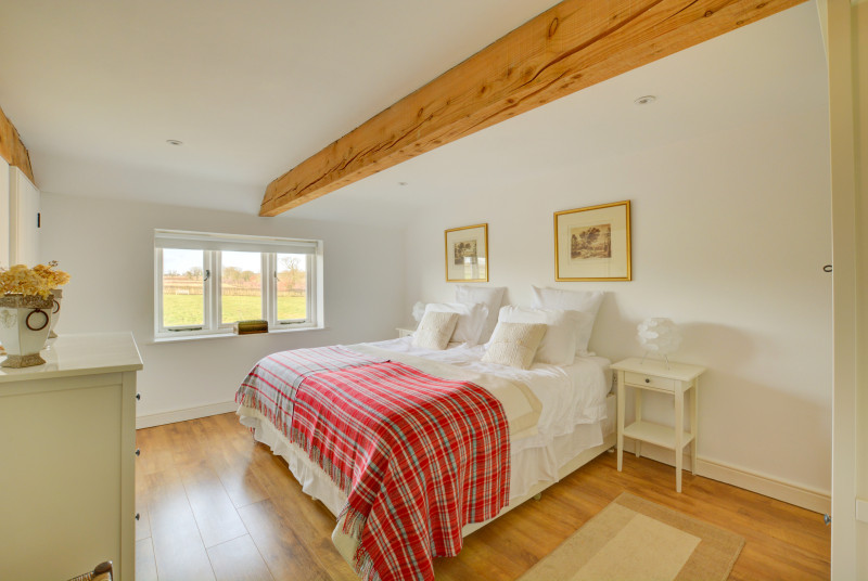 The bed can be either super king-size or twin beds depending on preference. A very spacious bedroom.