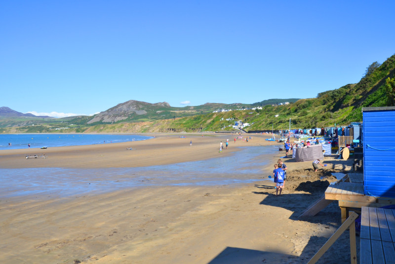 Blue skies and beach