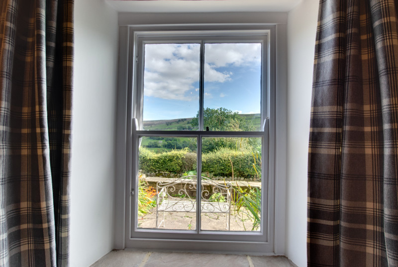 Looking out of the lounge window