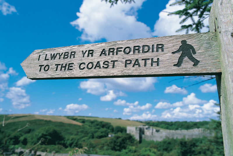 All Wales Coastal Path passes nearby
