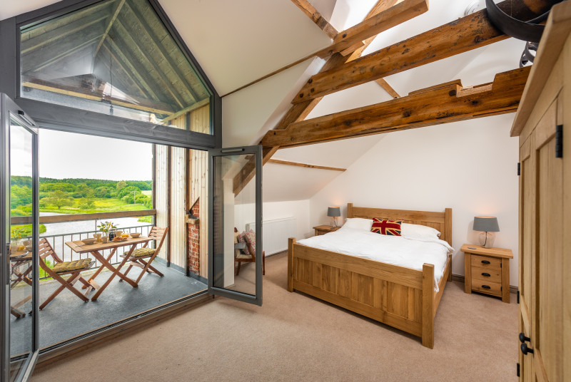 Bedroom 1 with balcony