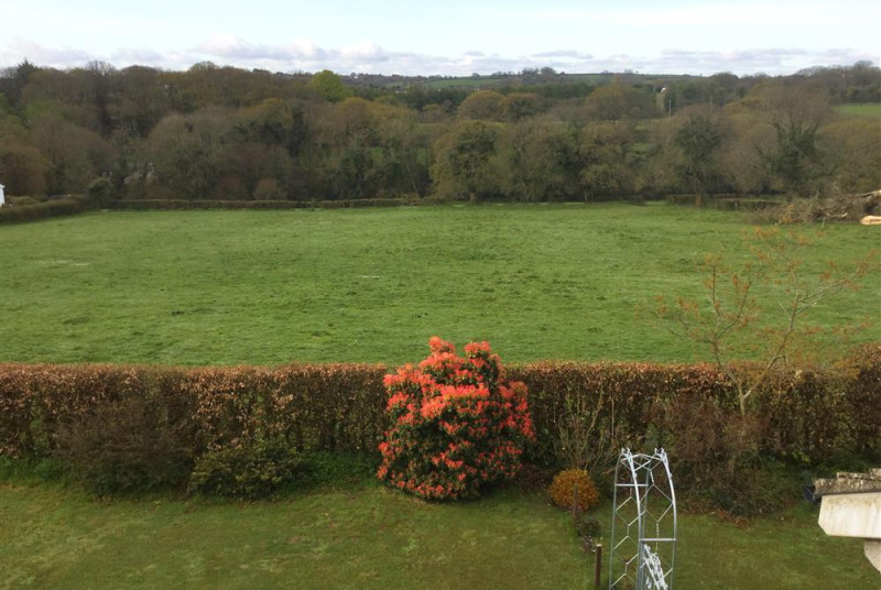 The views of the fields provide a peaceful setting