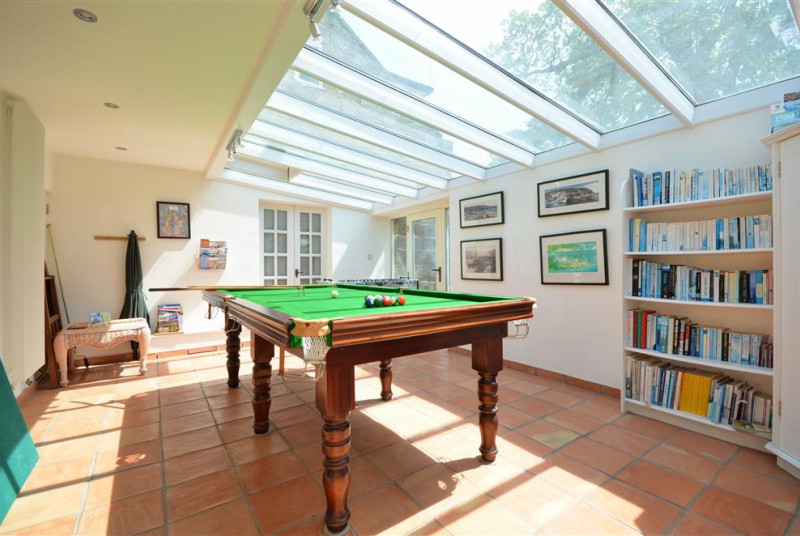 Spacious and light Snooker Room.