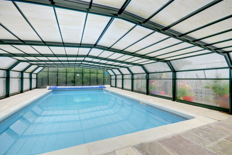The large indoor swimming pool which is a wonderful bonus