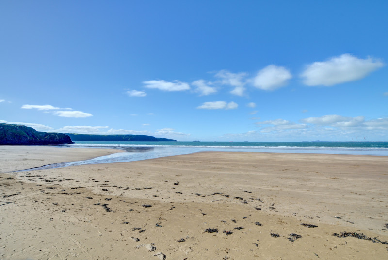 Beautiful sandy beach at Broad Haven