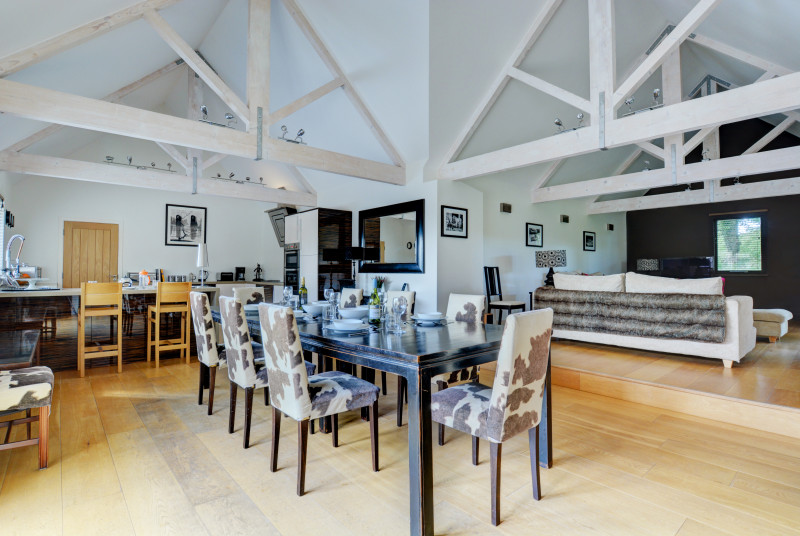 Stunningly attractive open plan Living Room, Taylors Barn