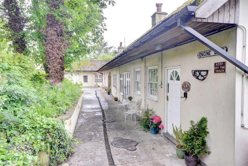 Entrance to the cottage
