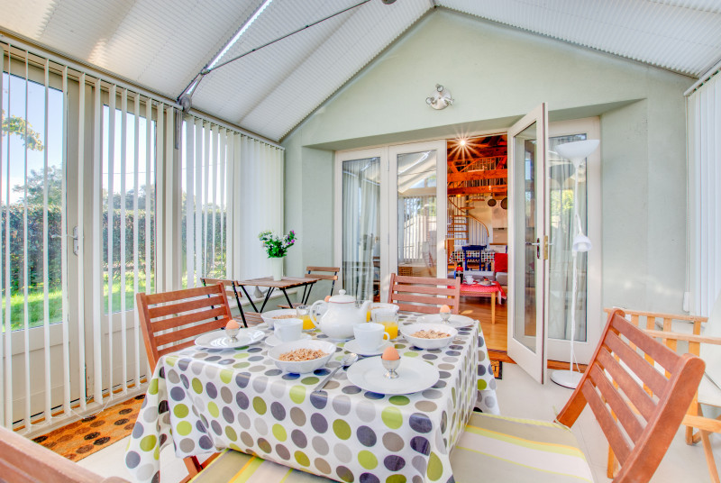 Enjoy your breakfast in the conservatory