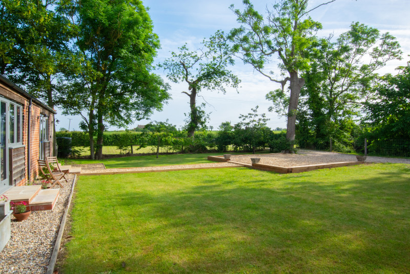 Front garden with large lawn area