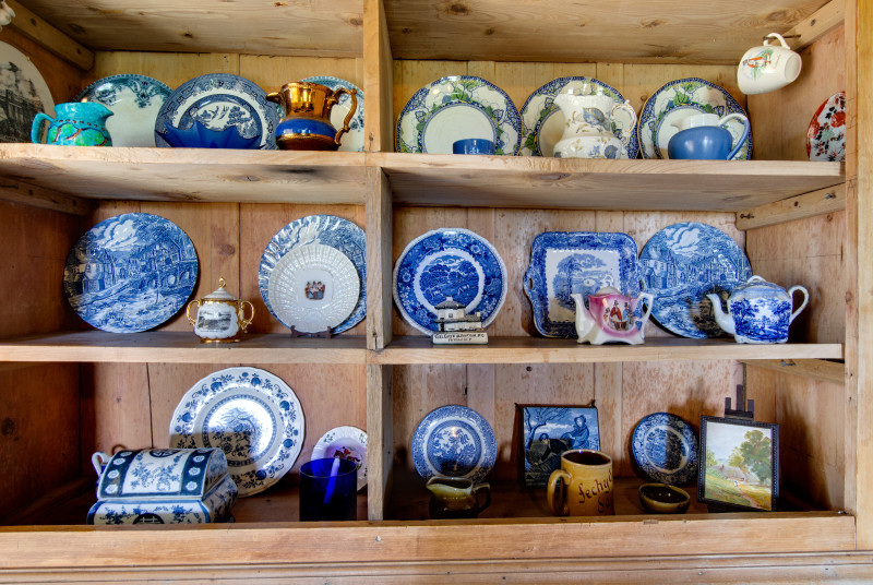 An eclectic mix of welsh themed china