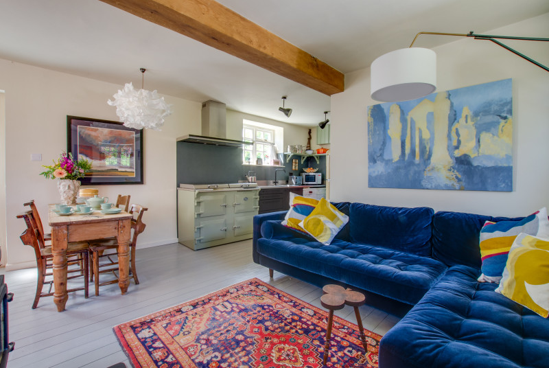 Lounge with comfortable seating 