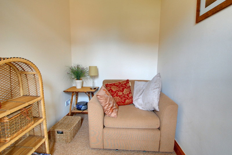 The snug/small sitting room has a chair bed - suitable for children and is an ideal retreat to relax in