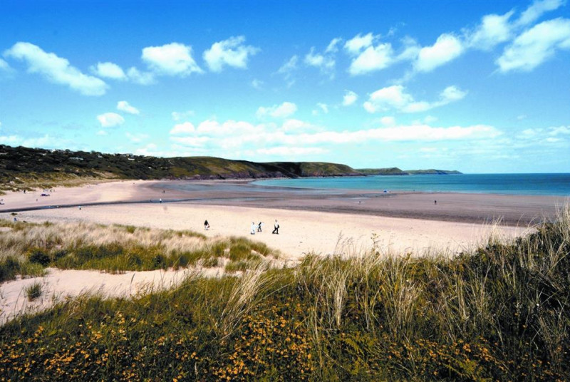 A short car journey will take you to Freshwater East