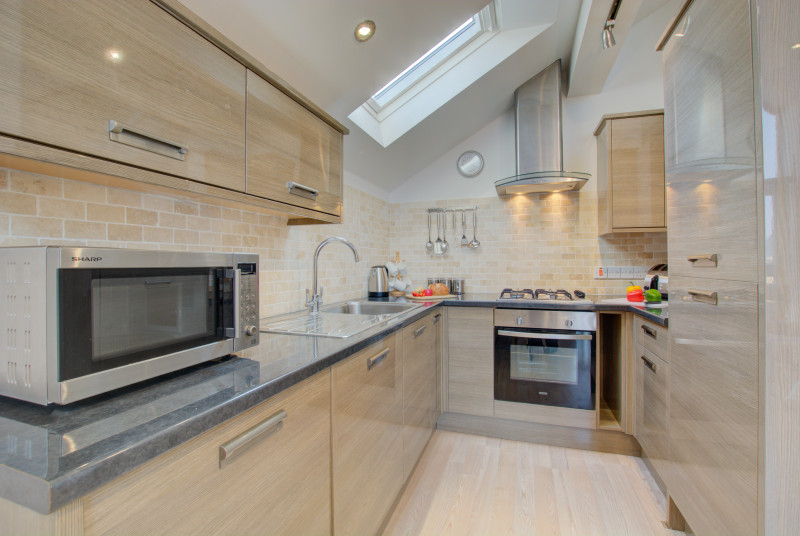 Modern bright  kitchen.