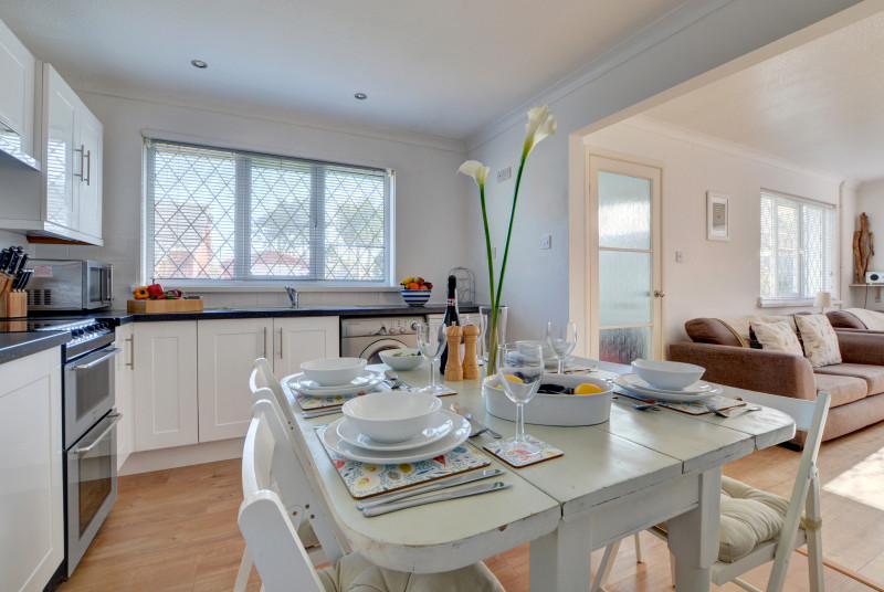 The open plan kitchen and sitting room make entertaining the family sociable and fun!