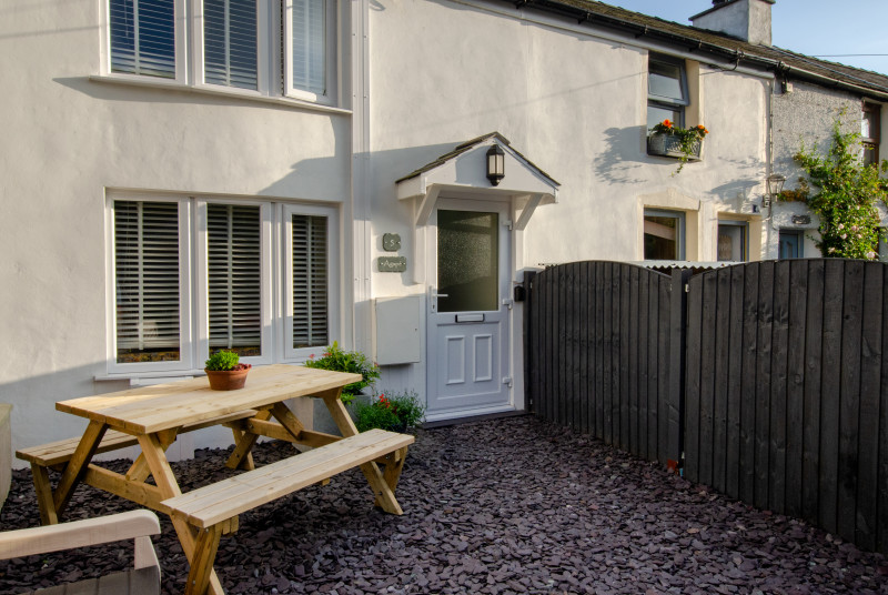 Enjoy sitting out in the sociable atmosphere of the village