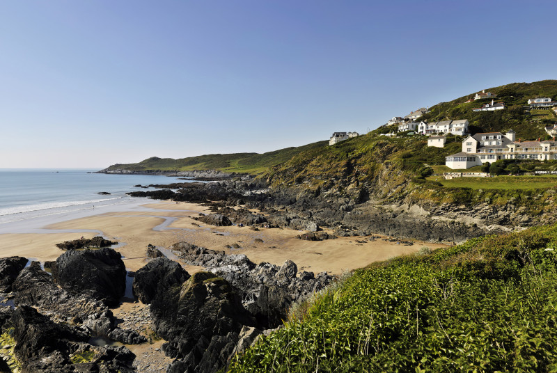 Combesgate beach is an exhilarating downhill walk and the fabulous surfing beach at Woolacombe is just a little further 