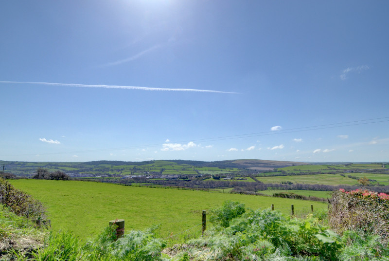 Stunning countryside views surround the property